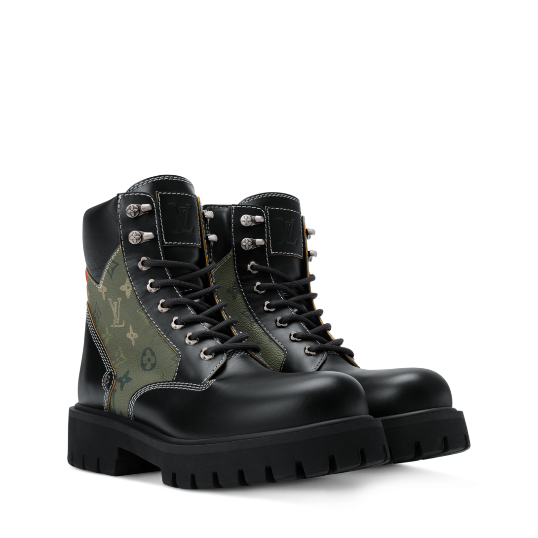 LV Remix Combat Boot - Men - Shoes | LOUIS VUITTON ®